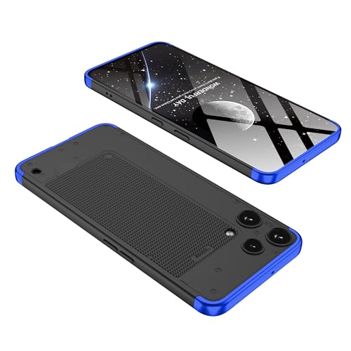 Image of Kapa Double Dip Full 360 Protection Back Case Cover for Nothing Phone 3A LITE (Blue,Black)