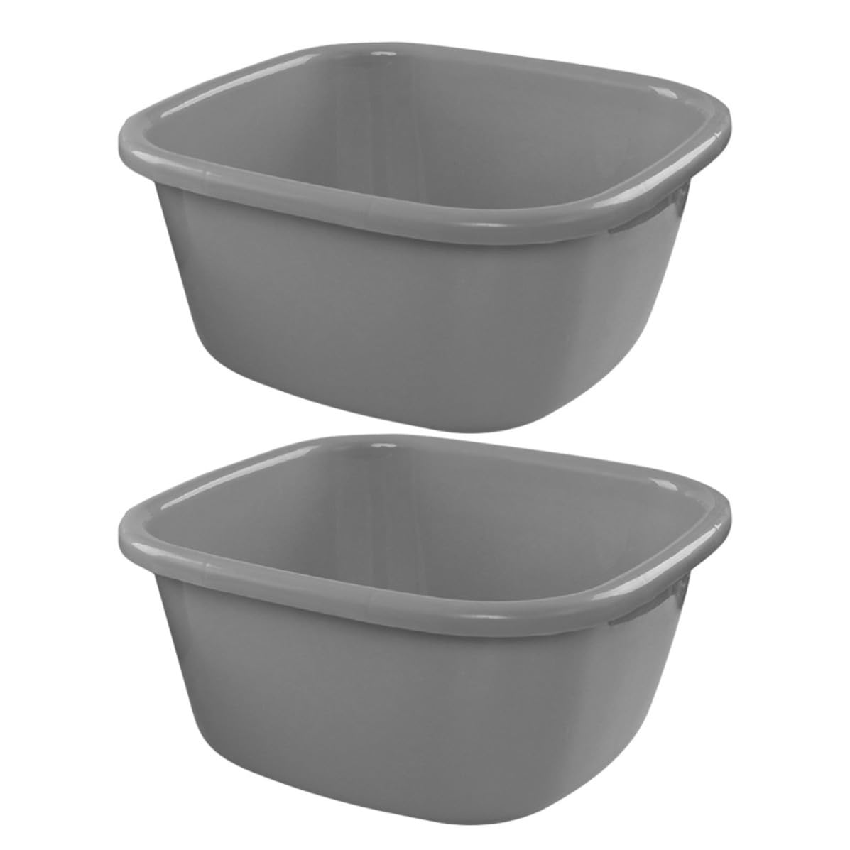 Bassine plastique rectangulaire de grande capacité en PP stable pour maison et pédicure