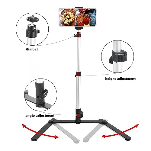 PANTWOO Suporte para telefone/câmera/webcam para gravação de desenho, cozinhar, artesanato, projetor