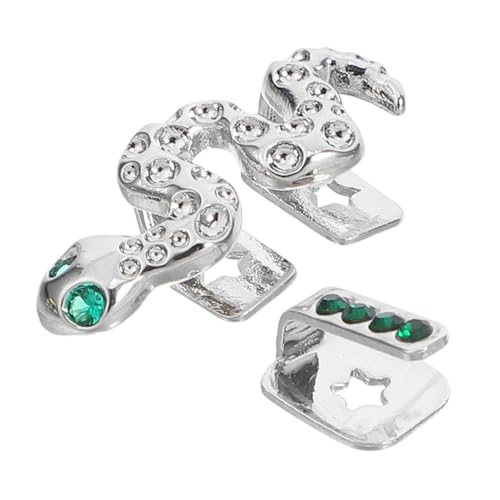 SHERCHPRY Tirantes Estilo Hip-hop De Metal Decoración De Dientes Brillantes Para Disfraces Para Cosplay y Presentaciones