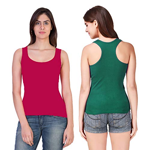 Image of Camisole Tank Top Vest Racerback Sando Camis for Women, Girls (Pack of 2)