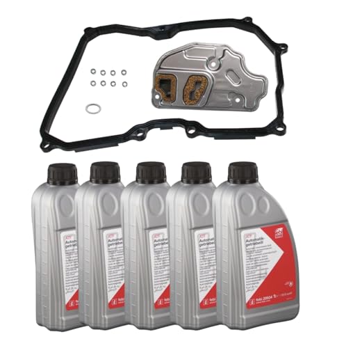 Auto Transmission Service Kit: Filter, 5L ATF, Gaskets for VW 09G Trans. select models