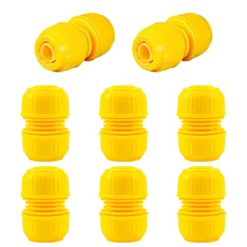 8 Piezas De Conectores de Manguera,Conectores de Manguera de Agua Conector de Manguera de Compresión,Conector de Manguera de 25 Mm x 25 Mm Conector de Manguerade Agua para Jardín y Grifo Doméstico