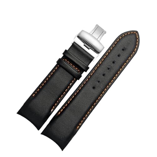 [SLFJEYTX] 1�� �{�v���v�o���h 22mm 23mm 24mm T035.407A .617A 627A ���v�X�g���b�v �u���X���b�g �o�^�t���C�o�b�N��(Black orange silver,22mm)