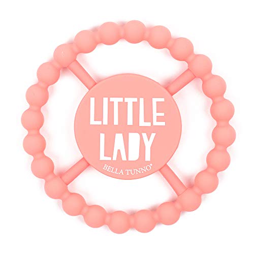 Image of Baby Teether by Bella Tunno, Silicone Teethers for Babies 3-6 months, 6-12 months, Baby Toys, Pacifier, Teething Relief, Boys, Girls, Little Lady