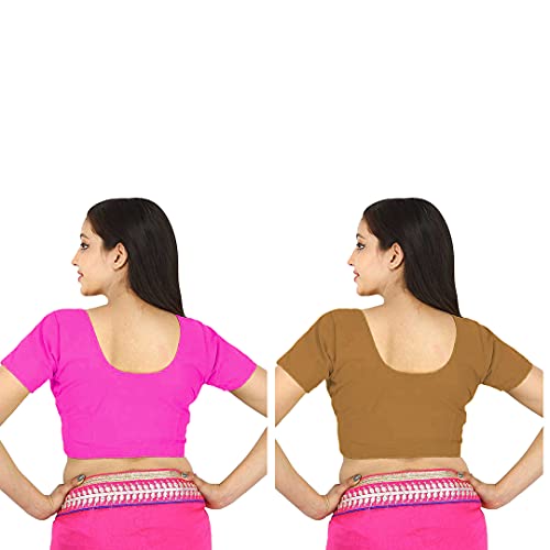 Image of Namita Women's Rubia Cotton Solid Half Sleeve Blouse