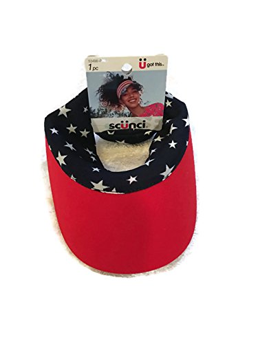 Scunci Everyday and Active Americana Visor Headwrap