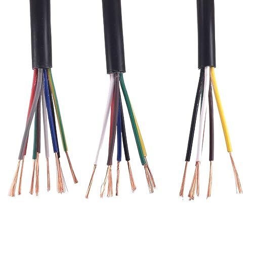Cable de cobre de 12 núcleos multiconductor con aislamiento flexible de 5m 5