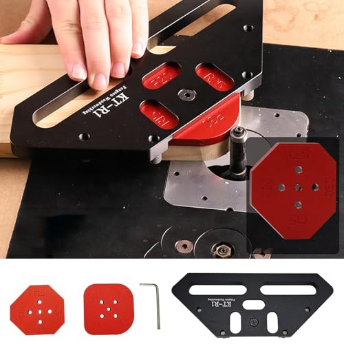 Jig de rayon pour défonceuse en aluminium durable de menuiserie