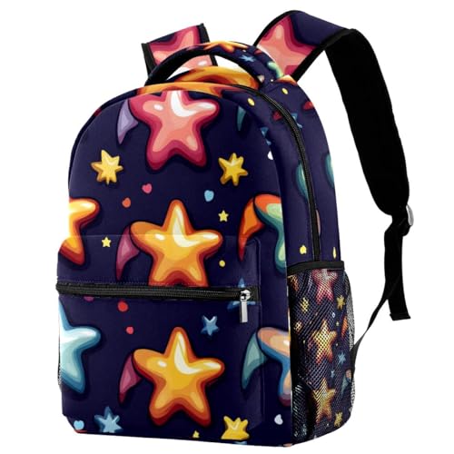Sac à dos campus arc-en-ciel multicolore avec porte-bouteille