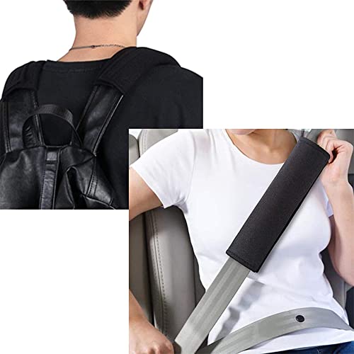 Seat Belt Protector, Seat Belt Pads, Seat belt Strap Cover, Car Seat Belt Comfort Pads, Seat Belt Comfort Harness Pads, for Adults and Children, Suitable for Car Seat Belt,Backpack, Shoulder Bag, 2Pcs