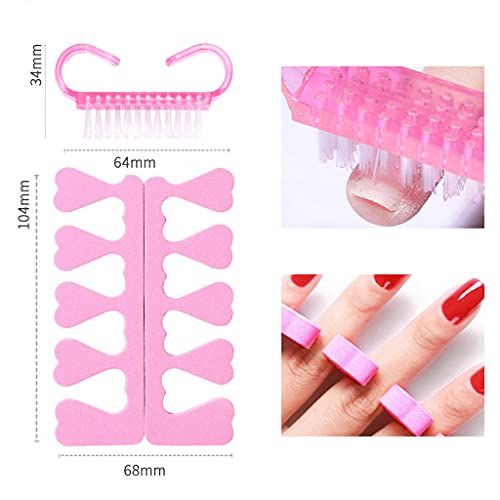 OKwife 1Set Nail Art Feilen Puffer Schleifset Nagelhautschieber Cutter Abgestorbene Haut Entferner – Bild 5