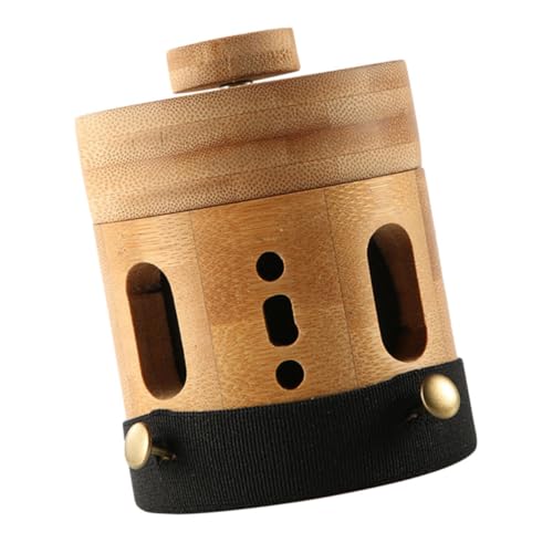 SEWOART frasco de moxibustión sin humo calor calefacción herbario quemador de cono de moxa depósito de moxa soporte de cono de moxa quemador de moxa de cintura tubo de bambú