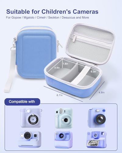 Funda para cámara infantil Krypthos Kids Print azul miniatura 2