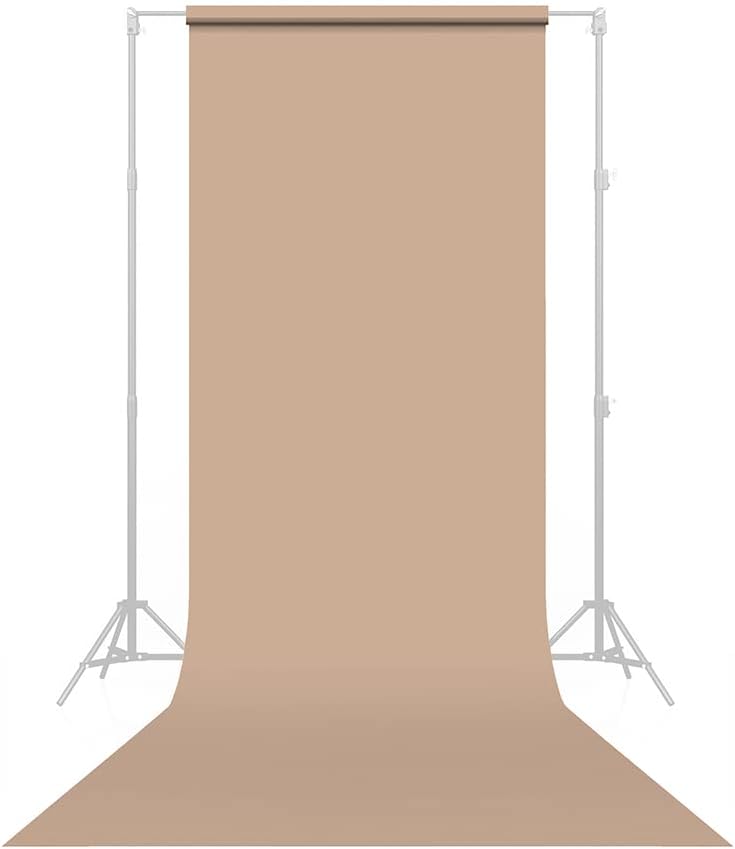Savage Seamless Paper Photography Backdrop - Color #53 Pecan, Size 53 Inches Wide x 36 Feet Long, Backdrop for YouTube Videos, Streaming, Interviews and Portraits - Made in USA