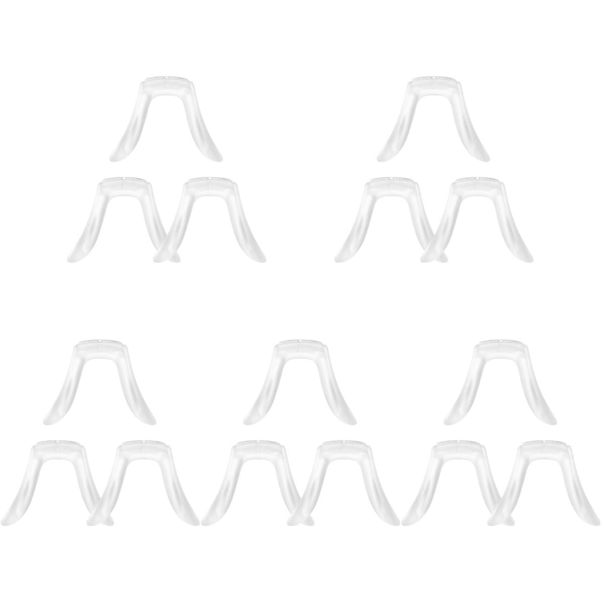 Healeved 15piezas Almohadillas Nasales Para Gafas Soporte Antideslizante y Cómodo Recambio Para De Gafas Accesorios De Reparación Para