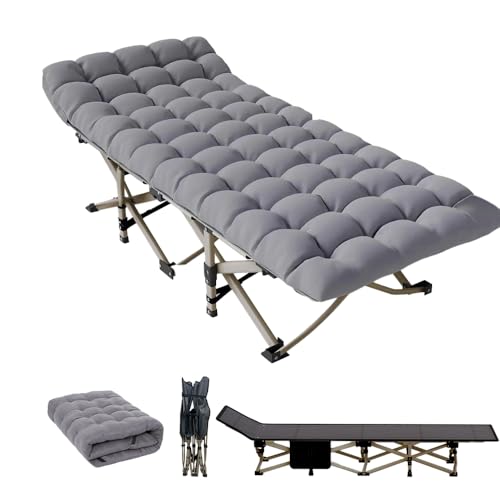 Folding bed with mattress foldable camping bed outdoor heavy-duty portable folding bed used for camping travel outdoor office