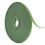 20m Pflanzenbinder Klettband, 10mm Grasgrün WiederverschließBar Pflanzenband Kabelbinder Bietet Eine Zuverlässige Pflanzen Kletterhilfe für das Wachstum und die Befestigung von Kletterpflanzen