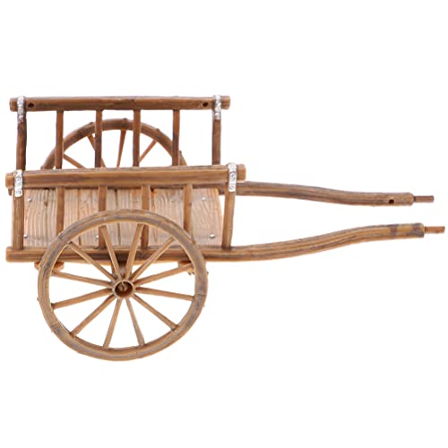 Simulation Cart Miniature Farming Cart Model Dollhouse Miniature Barrows Simulation