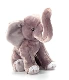 The Petting Zoo African Elephant Stuffed Animal Plushie, Gifts for Kids, Wild Onez Safari Animals, Elephant Plush Toy 12 Inches
