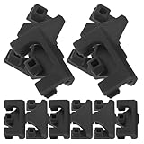 Supvox 10 Stück Stoßdämpfer Silikon für Heißluftfritteusen Dreieckige Ersatzpuffer Kratzfest und Hitzebeständig Zubehör für Ölabscheidermatte und Airfryer Schutz