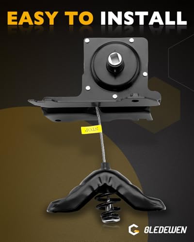 Image of Spare Tire Mount, Compatible with 2008-2016 Ford F250 F350, Super Duty, Spare Tire Carrier under Frame, Spare 5th Tire Winch with Offset Cable, Replaces# 7C3Z1A131A, 7C3Z1A131AJ, BC3Z1A131A, 924-539