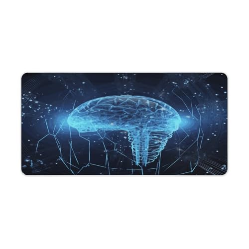 Artificial Intelligence Brain Large Mouse Pad
