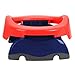 Kalencom Potette Plus 2-in-1 Travel Potty and Trainer Seat - Dual-Purpose Potty Training Toilet Seat - Portable Potty for Toddler Travel - With Durable, Lock-In Legs and Splash Guard - Red