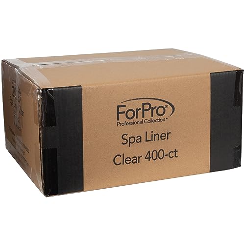 Image of ForPro Professional Collection Spa Liners, Fit All Pedicure Spas, Disposable Liners, Clear, 400-Count