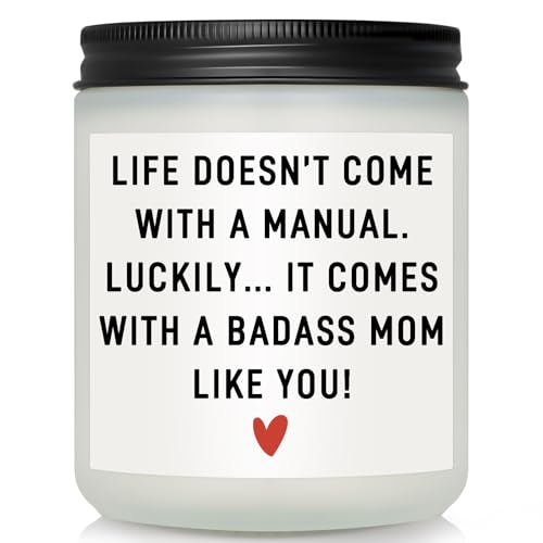 Funny Mothers Day Gifts from Daughter Son Kids Mothers Day Gift Basket Unique Birthday Gift for Mom Mother in Law Mama Bonus Mom Gifts Self Care Relaxation Candle for Women Who Have Everything