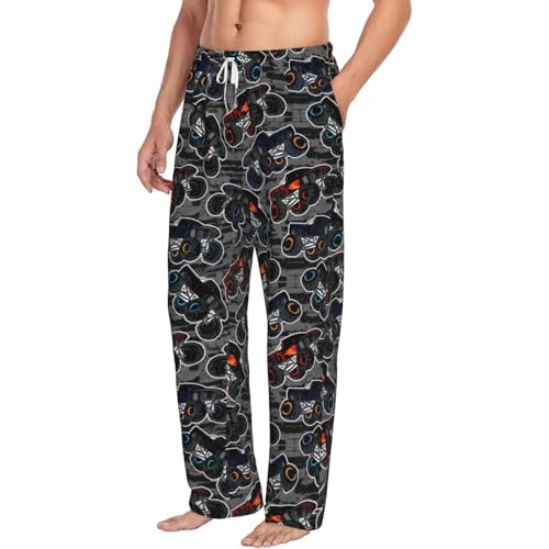 Cool Off-Road Vehicle For Men'S Lightweight Pajama Pants Adjustable Drawstring & Pockets All-Season Sleepwear - Main Image