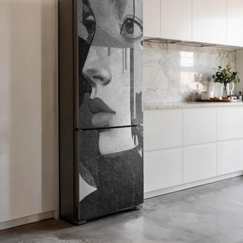 Vinilo decorativo elegante de diseño artístico para puerta de nevera 4