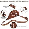 Travistar Mittelgroß Sling Bag Damen Brusttasche Herren 2 in 1 Rucksack Damen Klein mit 2 Abnehmbare Schultergurte, Cord Umhängetasche Handtasche Schultertasche Diebstahlsichere Crossbody Bag Damen #5