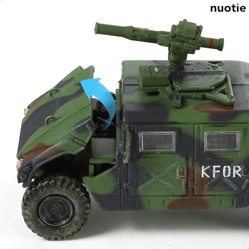 Modelo Militar Hummer 1/64 Miniatura Diecast Metal miniatura 4