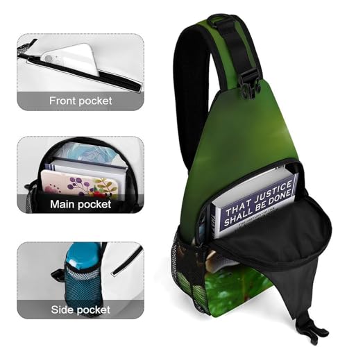Mochila tipo bandolera para hiking y uso casual miniatura 4