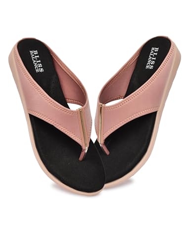 Image of Extra Soft Diabetic & Orthopedic Highcushioned Doctor Slippers|Flip-Flops Lightweight & Breathable Chappals|Comfortable Memory Foam Casual & Stylish for Women'sBB944