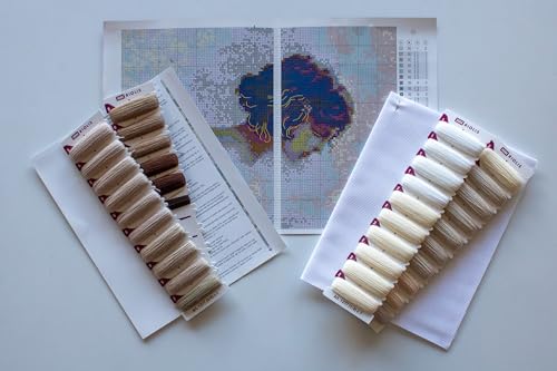 Image of RIOLIS 1277 Old Photo. The Letter Counted Cross Stitch Kit 10.24 x 14.96 in