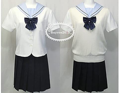 Amazon.co.jp: 花筏cosplay会社 コスプレ水戸女子高校制服（夏