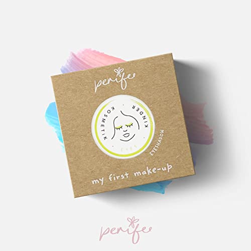 perifee NATÜRLICHE SCHMINKE FÜR KIDS & TEENS EYESHADOW - GOLDEN APPLE, DERMATOLOGISCH GETESTET; NATRUE ZERTIFIZIERT, UNGIFTIG, NICHT PULVRIG UND SICHER Cover
