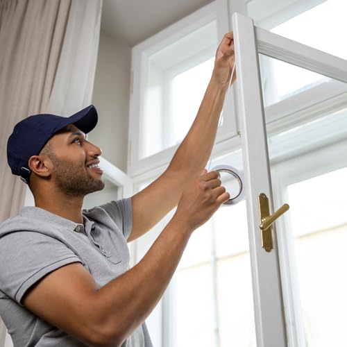 QUARKZMAN 12x0.8 Dichtungsband Wasserdichtes Band Schimmelfrei Selbstklebendes Dichtungsband für Dusche Dichtungsstreifen für Küchenarbeitsplatte, Badezimmer Toilettenboden Transparent