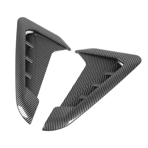 Garniture d'aération latérale Wakects en ABS style fibre de carbone pour auto X3 G01 X4 G02 M