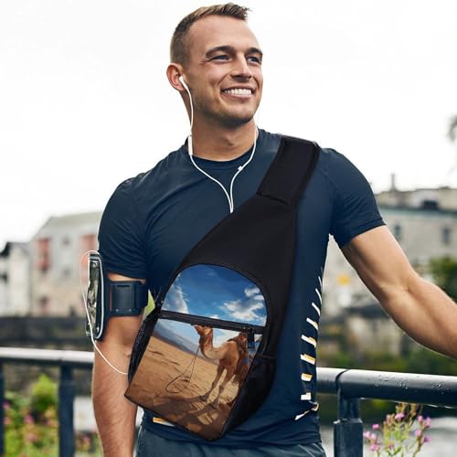 Mochila Compacta Sling para Senderismo y Viaje Unisex miniatura 3