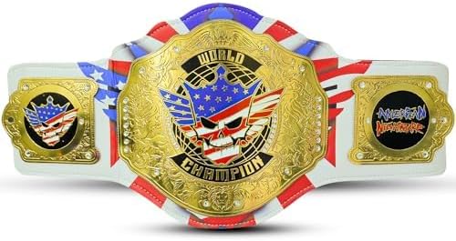 Wrestling Championship Title Belt Replica - Adult Size Replica Title Championship Authentic Look