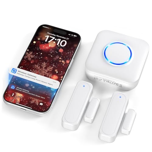 Smart WiFi Door and Window Sensor Alarm
