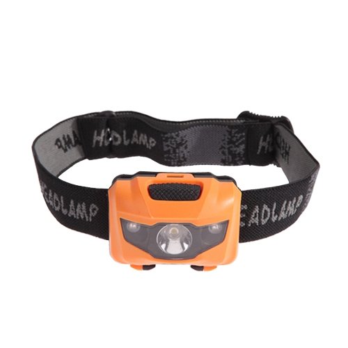 Nema 3W LED + 1 Red LED Mini Headlight - Orange-picture-16