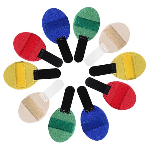 ibasenice 10pcs Finger Splints for Broken Fingers for Injury and Stabilization