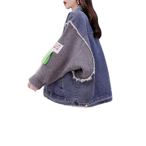 WINSUNNY Harajuku Jeans Jacket Fashion Patchwork Cardigans Cardigan Clothes Outerwear
