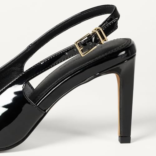 Image of Amazon Essentials Women's Pointed Toe Slingback Heels with Ankle Strap