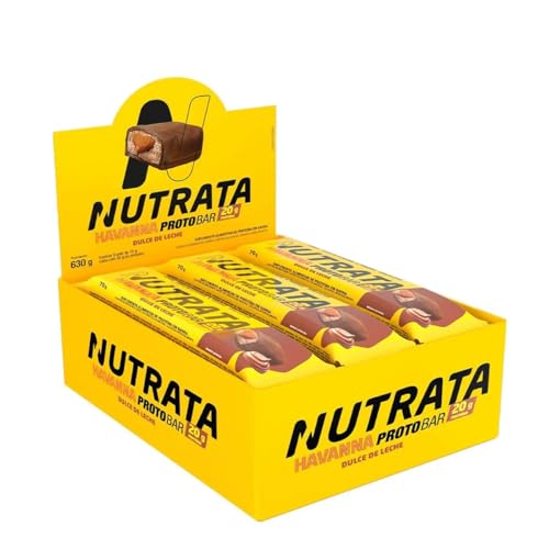 Nutrata Proto Bar Havanna 70g display com 9 barras - Dulce de Leche