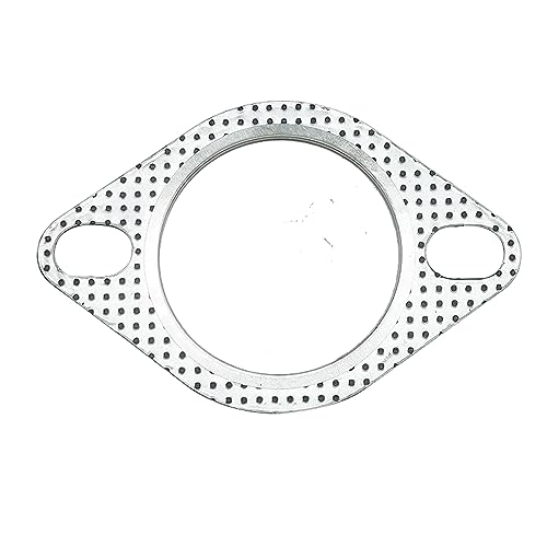 Image of 2-Bolt 2.5inch Exhaust Flange Gasket 63.5mm for Turbo Manifold Header Down /Dump Pipe Flange, High Temperature Exhaust Gasket 5 PCS